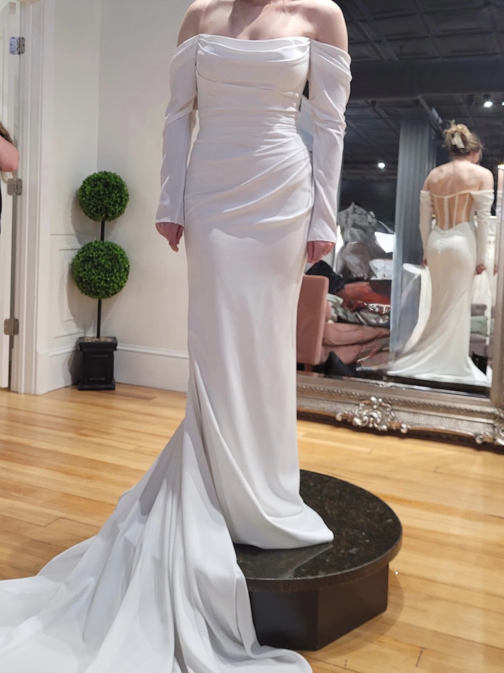 Off-Shoulder White White Wedding Dress